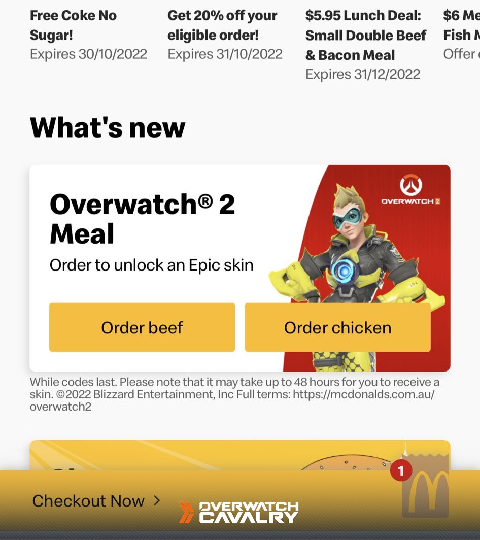 How to get Overwatch 2 Epic Lightning Tracer skin with McDonald's