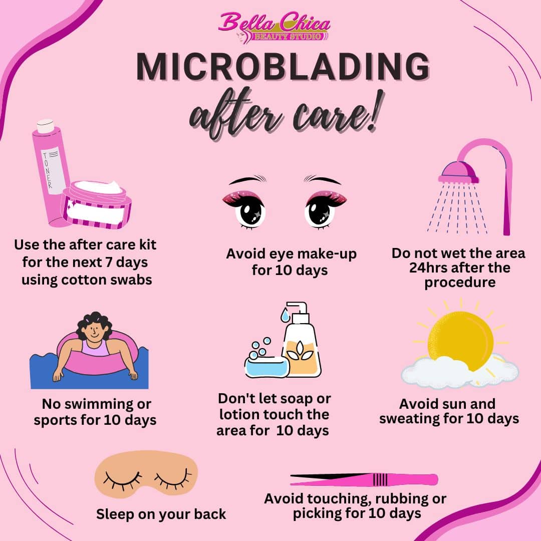 bccamiling's tweet photo. Caring for your brows after microblading is essential. Your brows will look their best if you follow these steps. 🥰

#eyebrowmicroblading #microblading #bellachica #bellachicacamiling #camiling https://t.co/e9GgXpUNdW