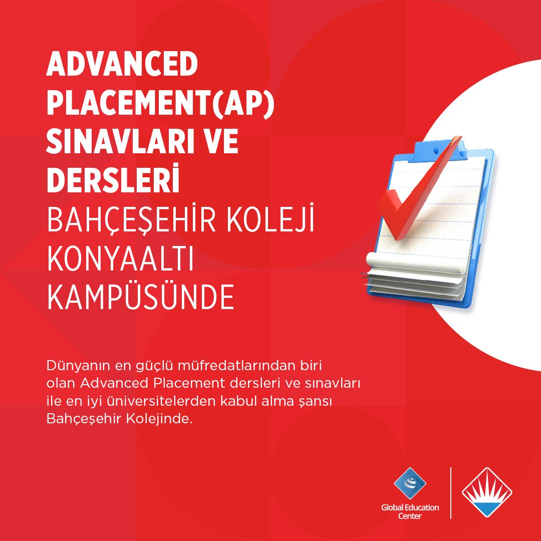 📚Advanced Placement Sınavları ve Dersleri ile en iyi üniversitelerden kabul alma şansı Konyaaltı Kampüsünde! #bahçeşehirkoleji