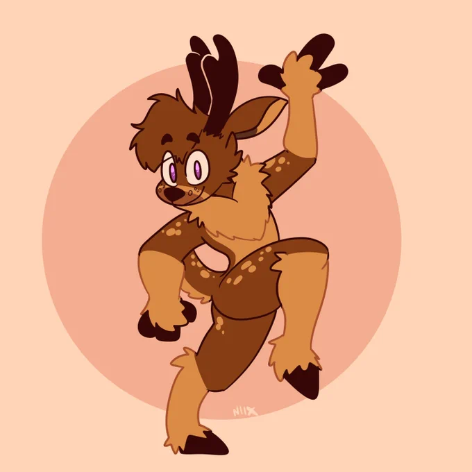 First raffle doodle goes to  ! Look at him go happily 