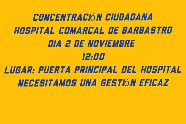 AltoAragonComun's tweet photo. La mitad oriental del Alto Aragón se moviliza en defensa de la #SanidadPublica, la de todxs, ante la grave situación en la que los gestores han colocado al Hospital de Barbastro.

El toque de atención viene ahora del servicio de oncología

#Movilización #2nov https://t.co/eqOlVH95M3