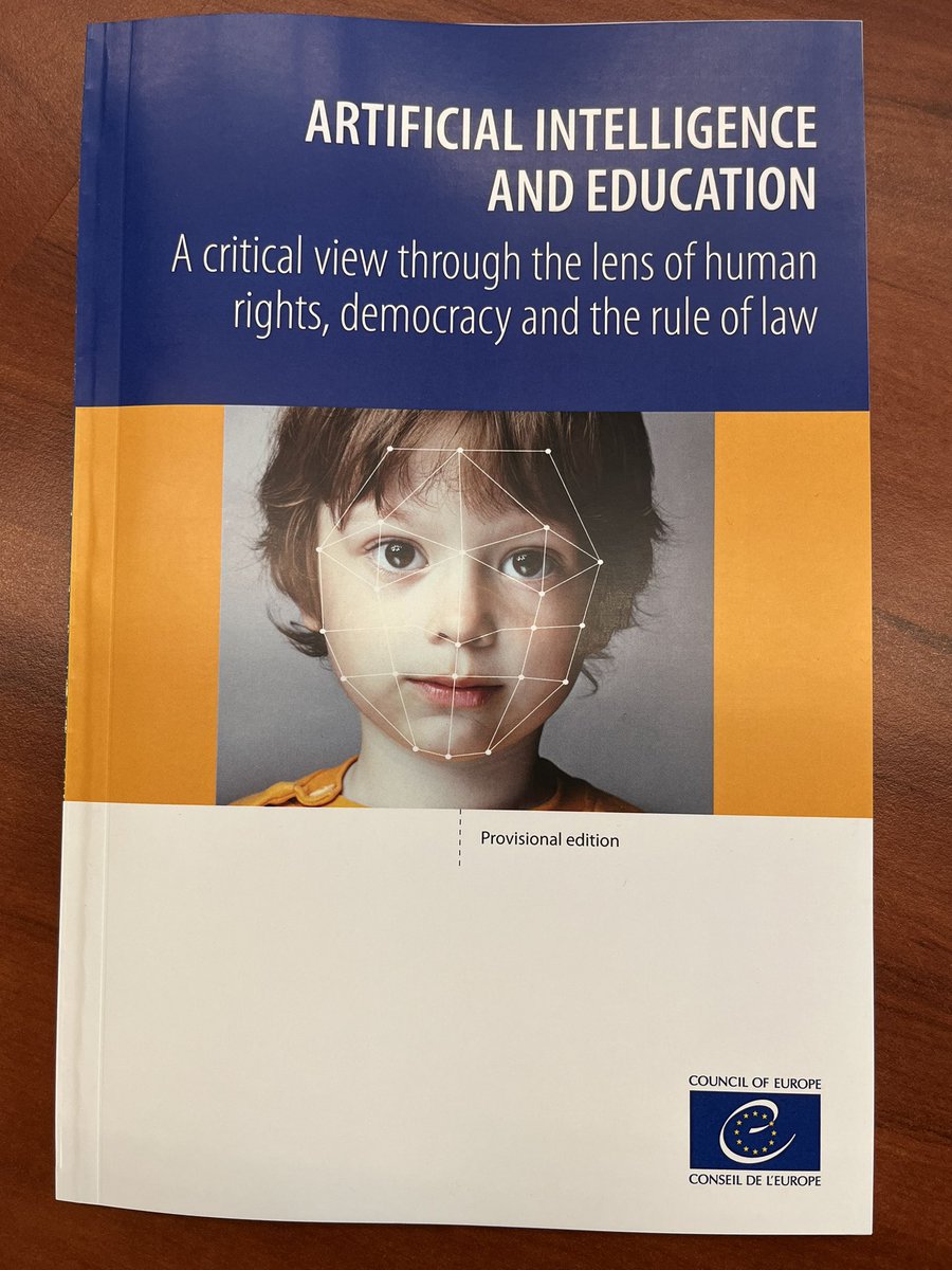 wayneholmes's tweet photo. Amazing first day at the @coe Council of Europe’s “AI and Education. A Critical View Through the Lens of Human Rights, Democracy, and the Rule of Law.” project kick-off working conference and initial report. Thanks to all participants! https://t.co/UuoXADw6Ic