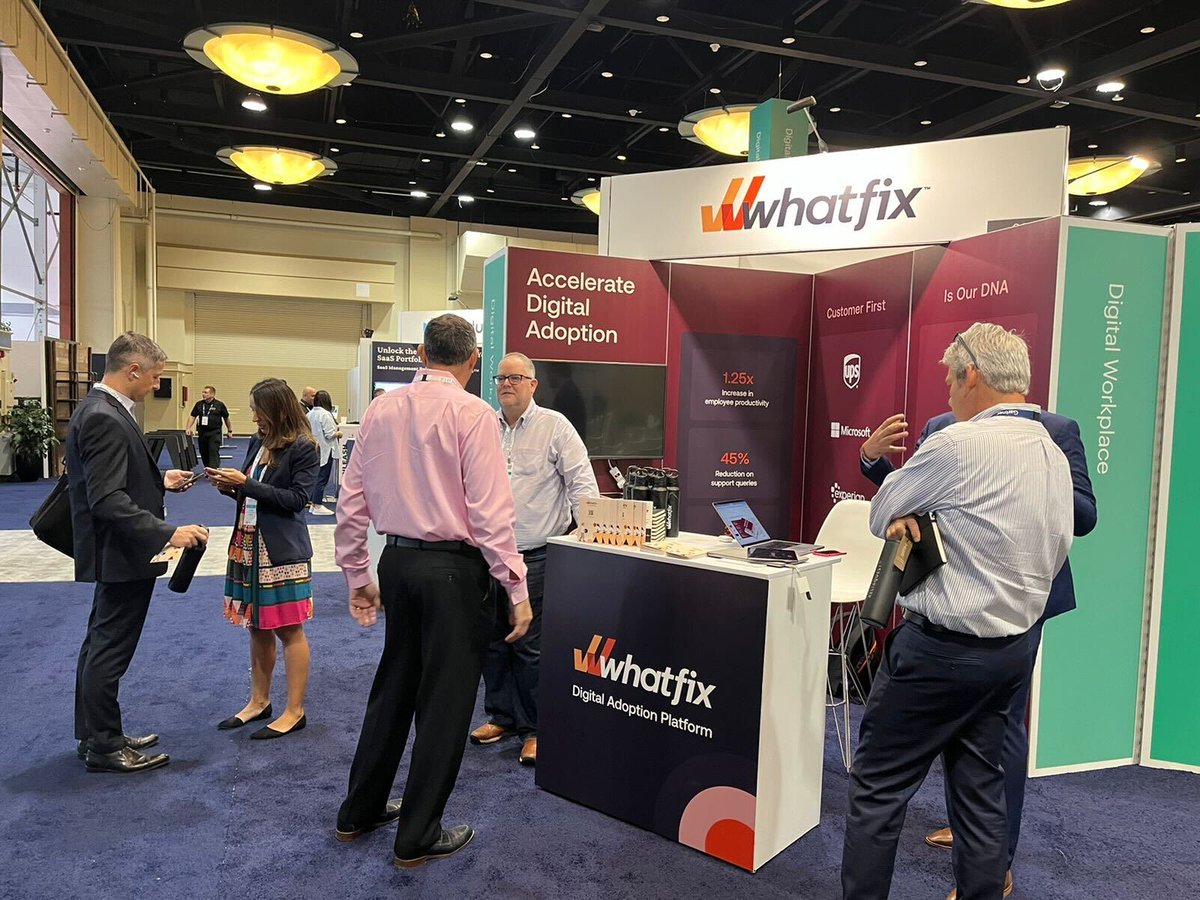 spc7878's tweet photo. Hey are you attending #GartnerSYM? If yes, why don't you drop by Booth 861 to meet team @whatfixsay and learn how to accelerate digital adoption. https://t.co/SYfFiQ1C85