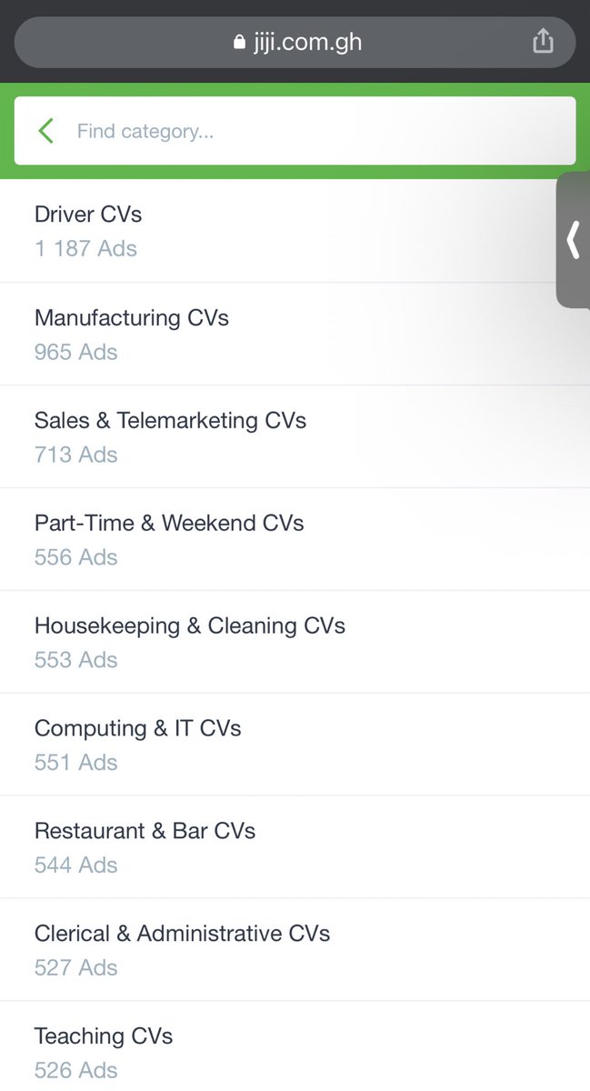 A friend of mine was so depressed last week cos he needed job so he can take care of himself. I introduced him to Jiji.com.gh so he can try and apply for a job through their platform. He called today that he will be going for an interview tomorrow.