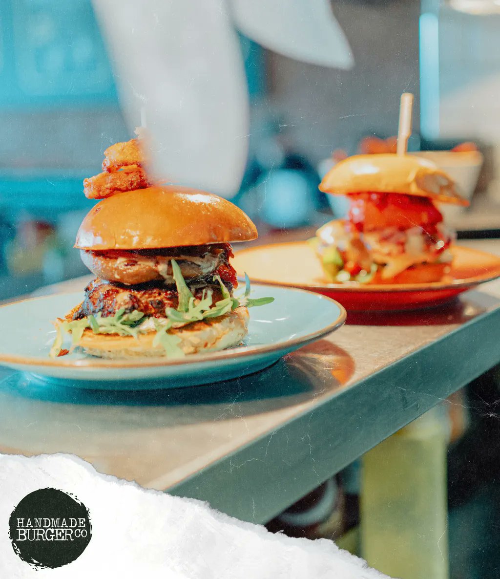 The only thing better than one of our tasty handmade burgers... is 2 of them! 🍔