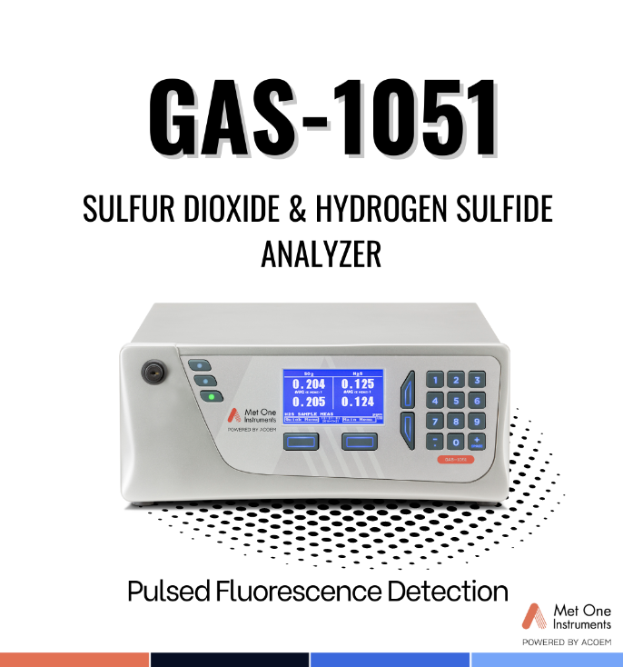 met_one's tweet photo. NEW PRODUCT! The GAS-1051 #analyzer combines pulsed fluorescence detection with an internal catalytic converter to sequentially measure H2S & SO2.
#gasanalyzer #airmonitor #airquality
➡️ Discover more about the GAS-1051's features here:
https://t.co/ZFryxq2CND https://t.co/wa6tqkB6rt