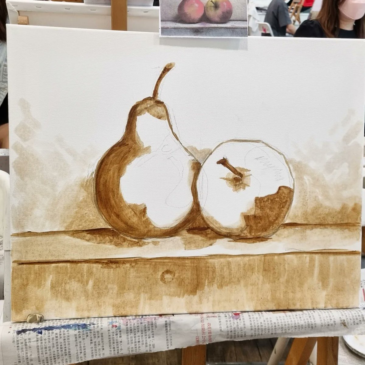 Oil painting workshop with friend the other day
