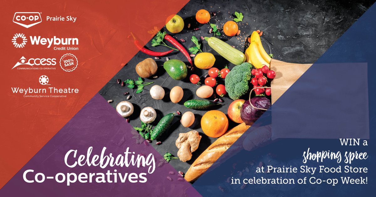 MyAccessCA's tweet photo. In Weyburn? Pop by our retail location TODAY from 11am β 1pm to enter the Weyburn Co-op Week Shopping Spree draw by @WeyburnCU AND grab some free Access swag! #CoopWeek2022
Learn more: https://t.co/SKuHB5fpxH https://t.co/0kLQIecEDb