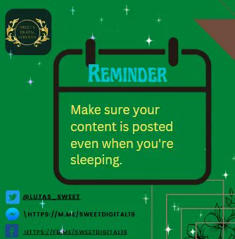 lutas_sweet's tweet photo. 👉In social media, strategy is everything. An effective social media presence requires consideration of your posting schedule, target demographic, and type of content. You can obtain a bird's-eye view of the information you publish by scheduling it.🗓️

#womenindigitalmarketing https://t.co/eo1GudXDwL