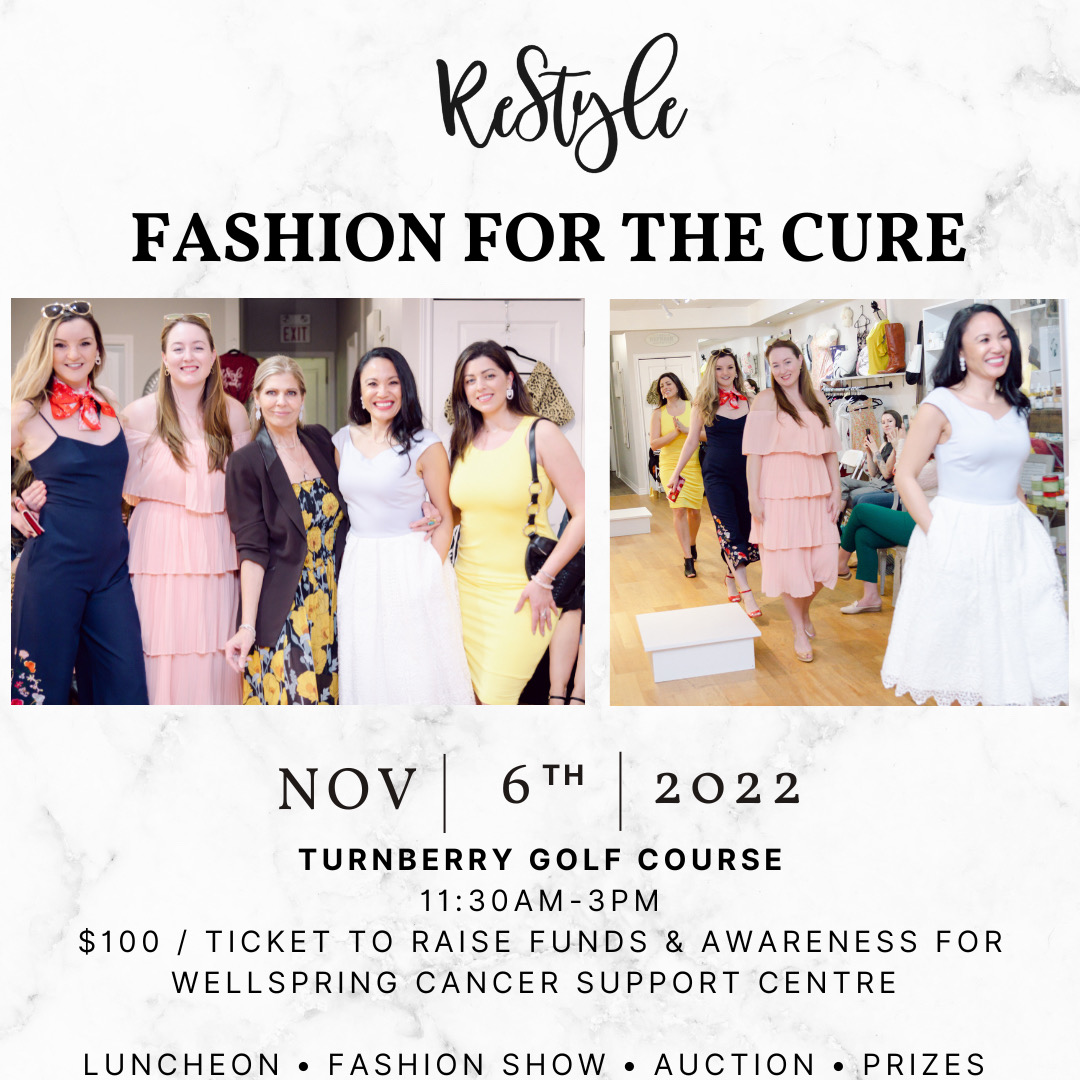 <a href="/BeautyRestyle/">ReStyle Beauty Boutique</a> is having their 20th annual Fashion For The Cure event with tickets at $100 to support and raise awareness for the Wellspring Cancer Centre. Be there for a  luncheon, a fashion show, an auction and prizes! 💝

#brampton #breastcancer #FashionForTheCure