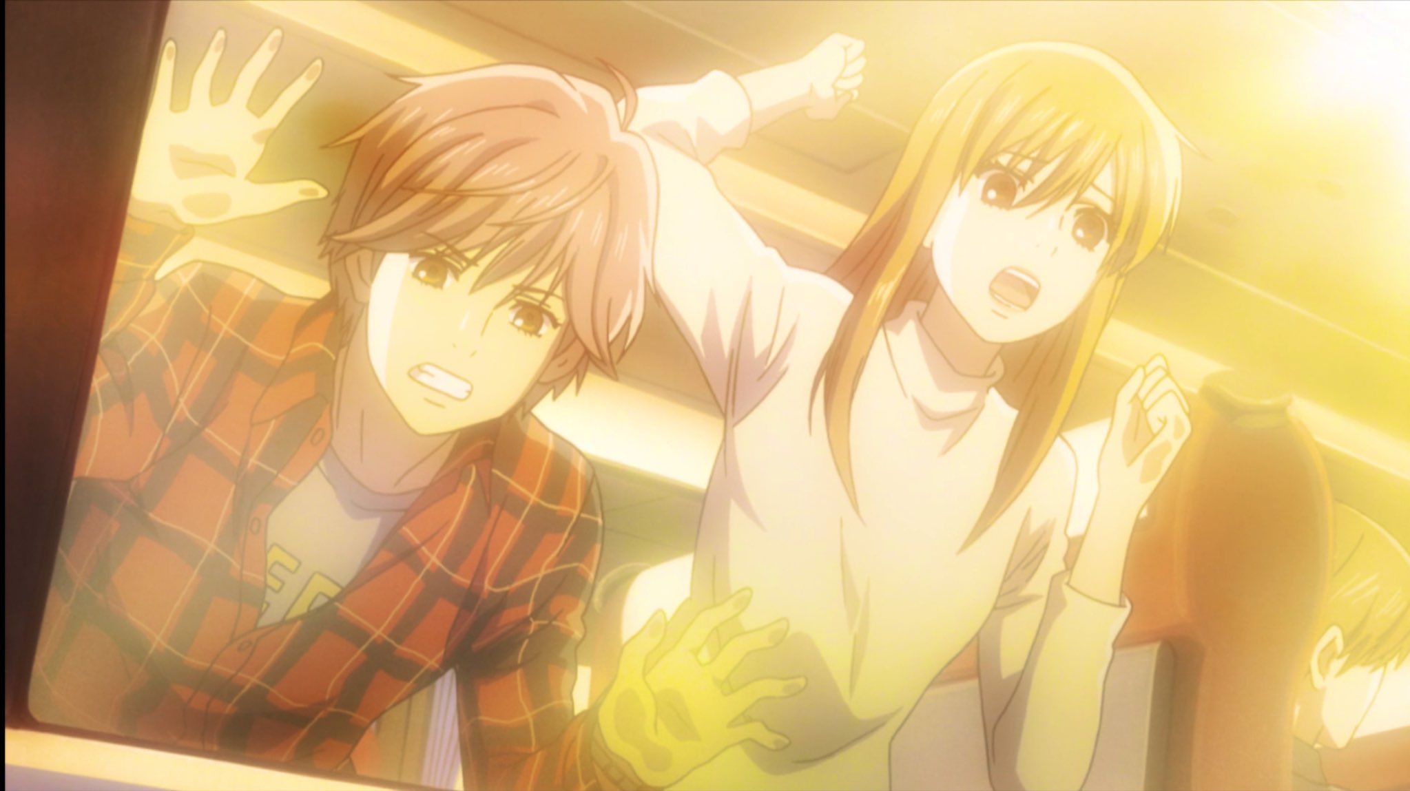 Chihayafuru Chihaya and Taichi