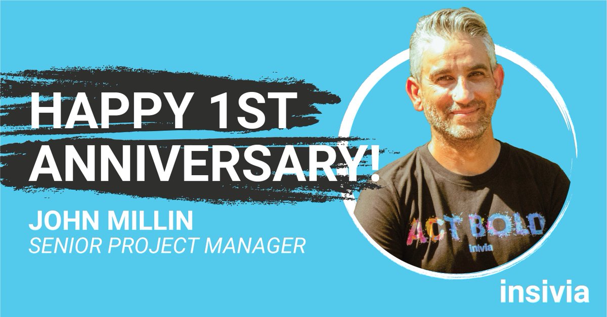 insivia's tweet photo. Wishing a very happy work anniversary to our very own John!
John's work ethic and dedication has made him an essential part of the Insivia team. May the years ahead bring even more success! #Insivia #ThinkSmart #ActBold https://t.co/Nzes52n4gk