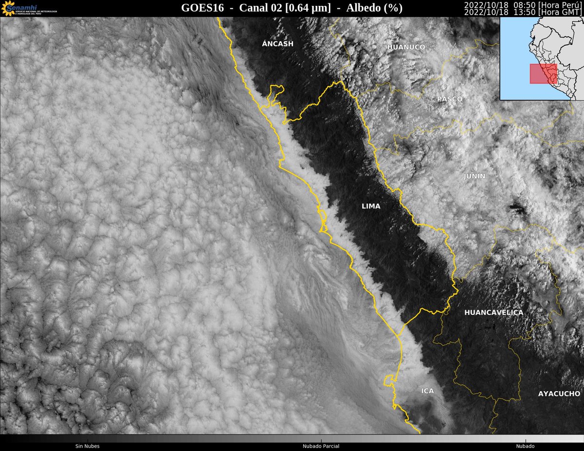 Senamhi on Twitter "Infórmate Lima amaneció con llovizna conforme al