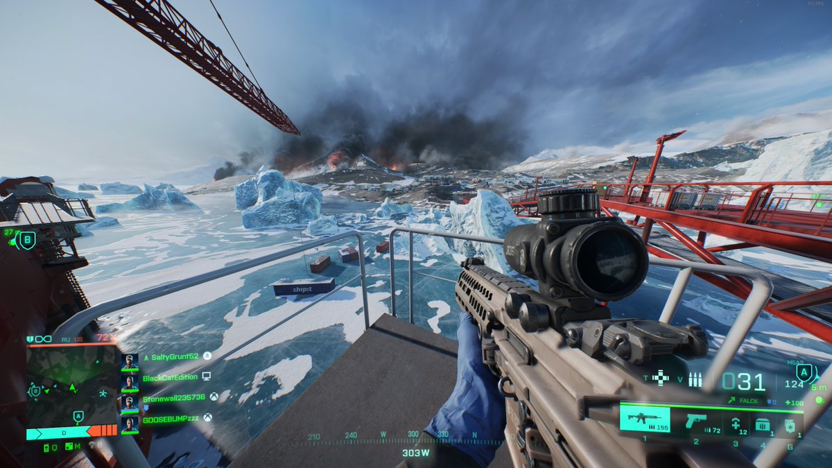 yuuko_natsumi's tweet image. Батлфилд, батлфилд, давай уже другую игру, бл.

#Battlefield2042 #wintermap