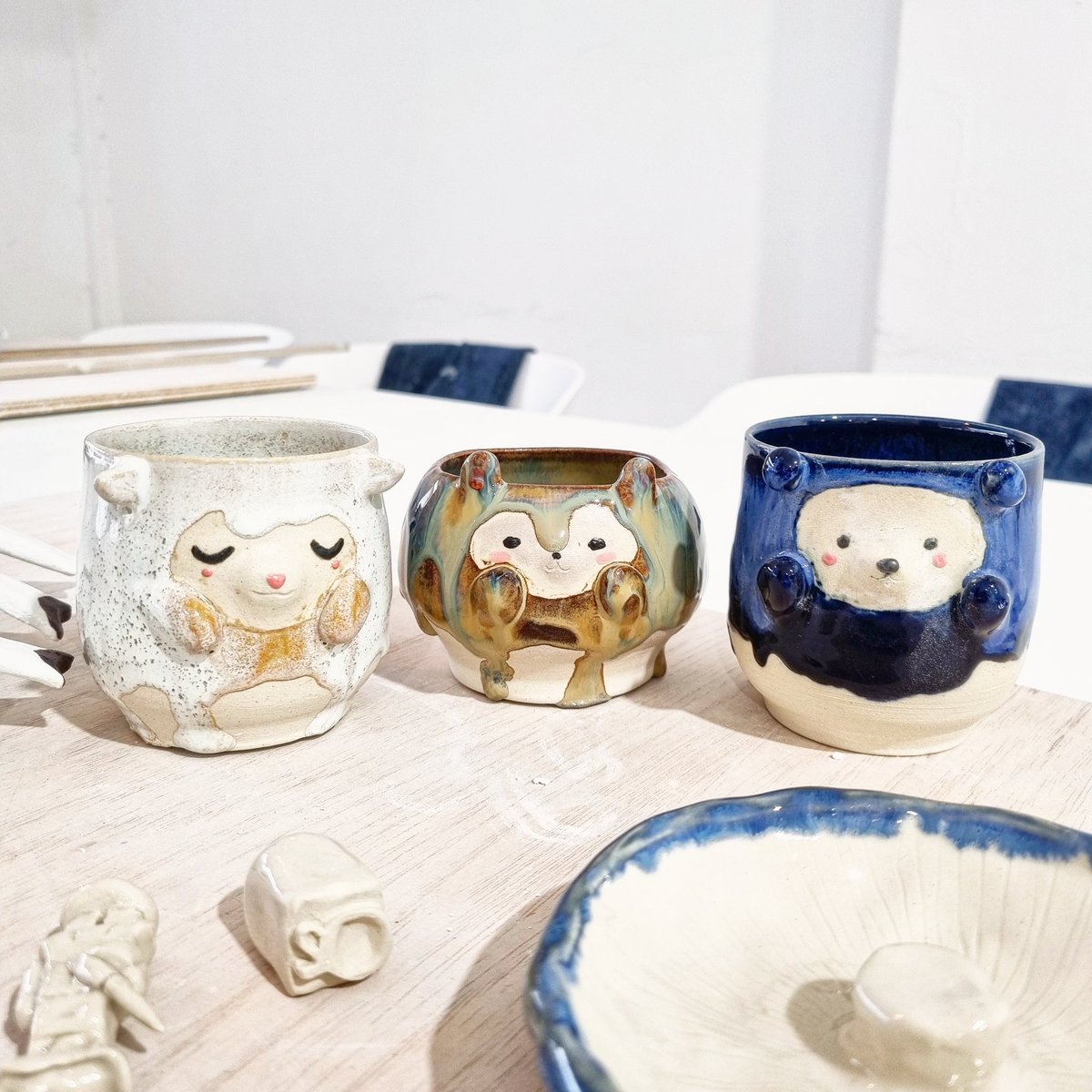 Some cups I made!!! Some were sold at cosfest