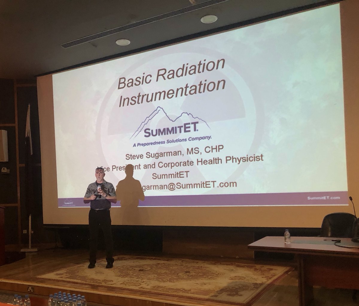 SummitET's tweet photo. Steve Sugarman, SummitET VP and Corporate #HealthPhysicist, was in #Qatar last week providing specialized radiological training for the @HMC_Qatar - the principle public #healthcare provider in Qatar - in preparation for the upcoming #WorldCup. https://t.co/Ai9BXy9Qi6