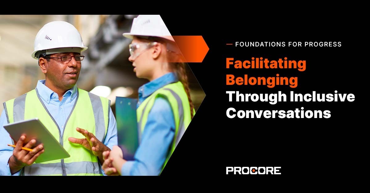 Hear experts from <a href="/AGCCalifornia/">AGC of California</a>, <a href="/RANDCorporation/">RAND</a>, and Procore discuss #inclusion in the workplace and introduce practical methods to facilitate conversations that lead to more engaged, productive teams. Watch the first of our two-part series: proco.re/3S8UQzD #Belonging