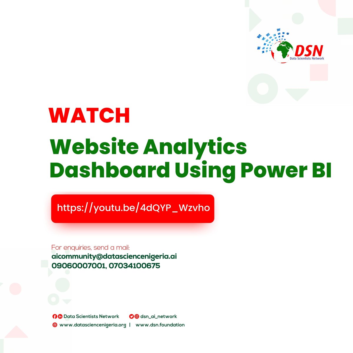 DSN - Data Science Nigeria tweet media