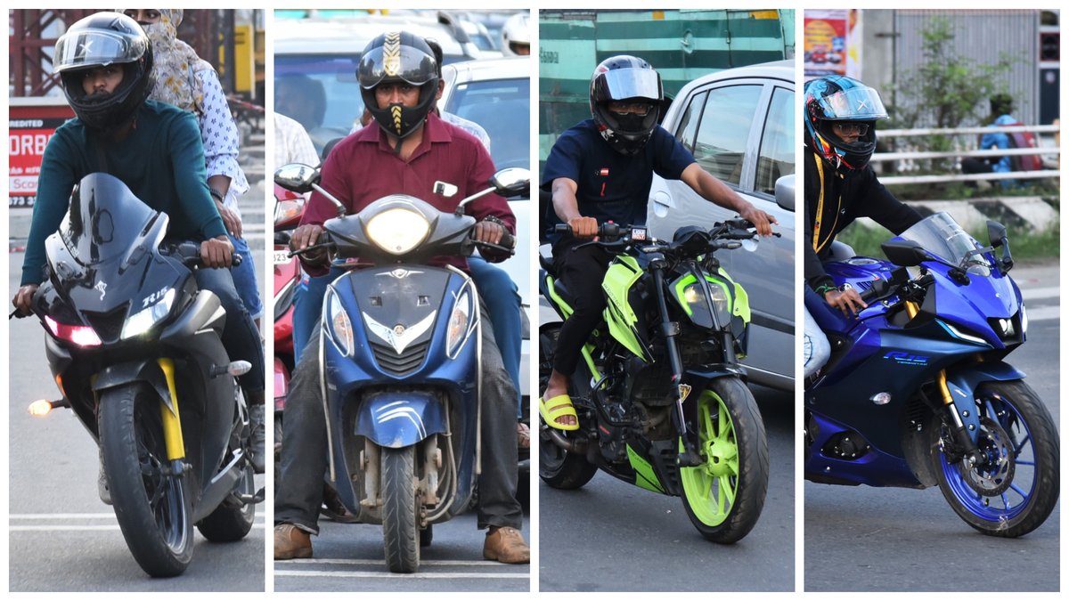 ToiJack's tweet photo. Hundreds of Vehicles seen WITHOUT Number Plates in #Coimbatore #NumberPlateViolation @ASubburajTOI @vijay_vast @gurusamymathi @Srinietv2 @DevanathanvTOI @deepaksTOI @policecbecity @tnpoliceoffl @sivasankar1ss #ObeyTrafficRules 1/2 https://t.co/RMXVp3gtsB