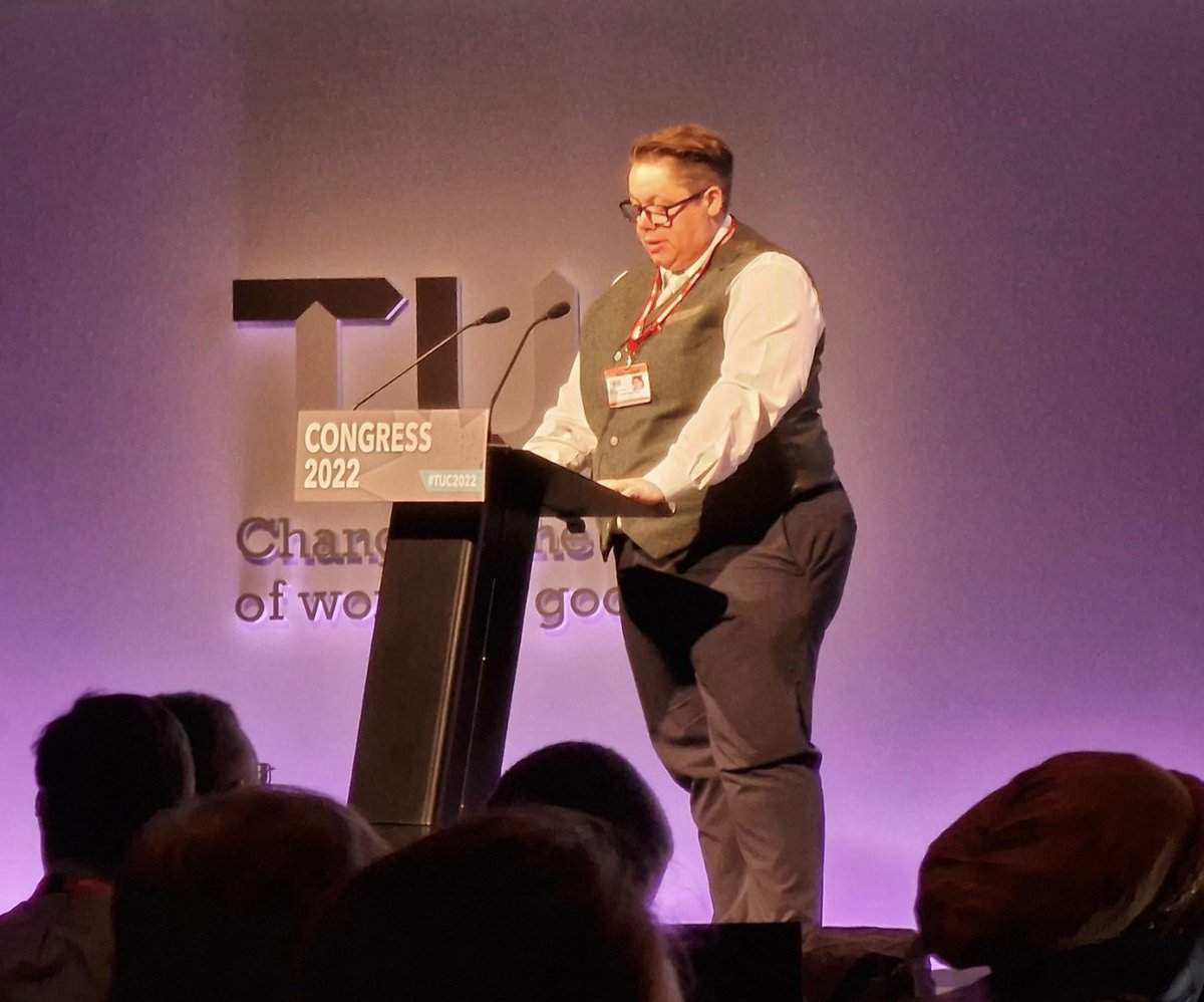 SoR past-president Claire Donaldson addresses TUC Congress on gender pay and pension gaps #TUC2022 #radiography #radiographers @Lostboi_Xray sor.org/news/trade-uni…