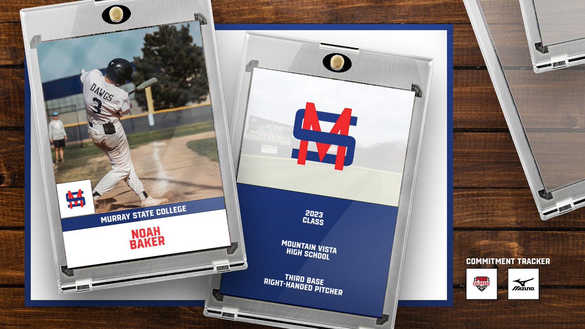 🚨𝐂𝐎𝐌𝐌𝐈𝐓𝐌𝐄𝐍𝐓 𝐀𝐋𝐄𝐑𝐓🚨

‘23 3B/RHP Noah Baker (<a href="/bakernoah_3/">Noah Baker</a>) has announced his commitment to Murray State College.

Baker was on Colorado’s Jr. Future Games team back in 2019.

<a href="/coyarddawgs/">Colorado Yard Dawgs</a> || <a href="/vista_baseball/">Vista Baseball</a>