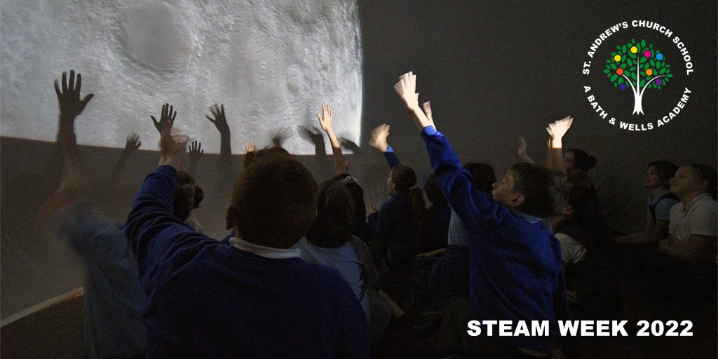 St_Andrews_Bath's tweet photo. Reach for the sky…
This week is STEAM Week at St Andrew’s, and it has begun with a visit from Herschel Museum with a Planetarium 🪐 
https://t.co/pujI4rlwqs

#planetarium #herschelmuseum #astronomy #science #steamweek #creativity #primaryeducation #stem #stemeducationforkids https://t.co/d59ss8QDJJ