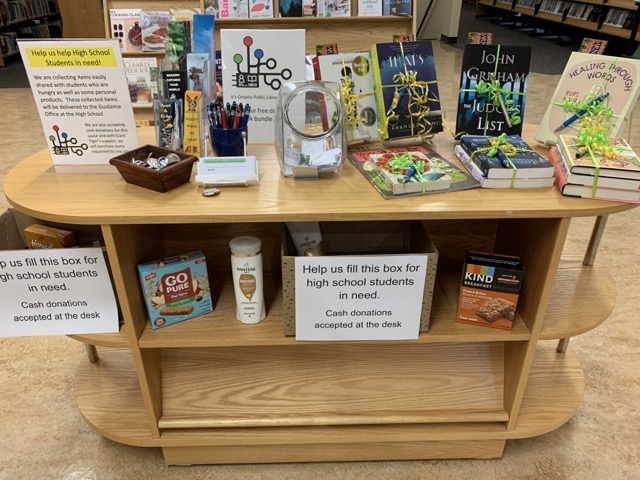 This Ontario Public Library Week, we're collecting items for high school students in need, we've got book draws, giveaways and we're hosting a local author meet &amp; greet on Saturday #OPLW