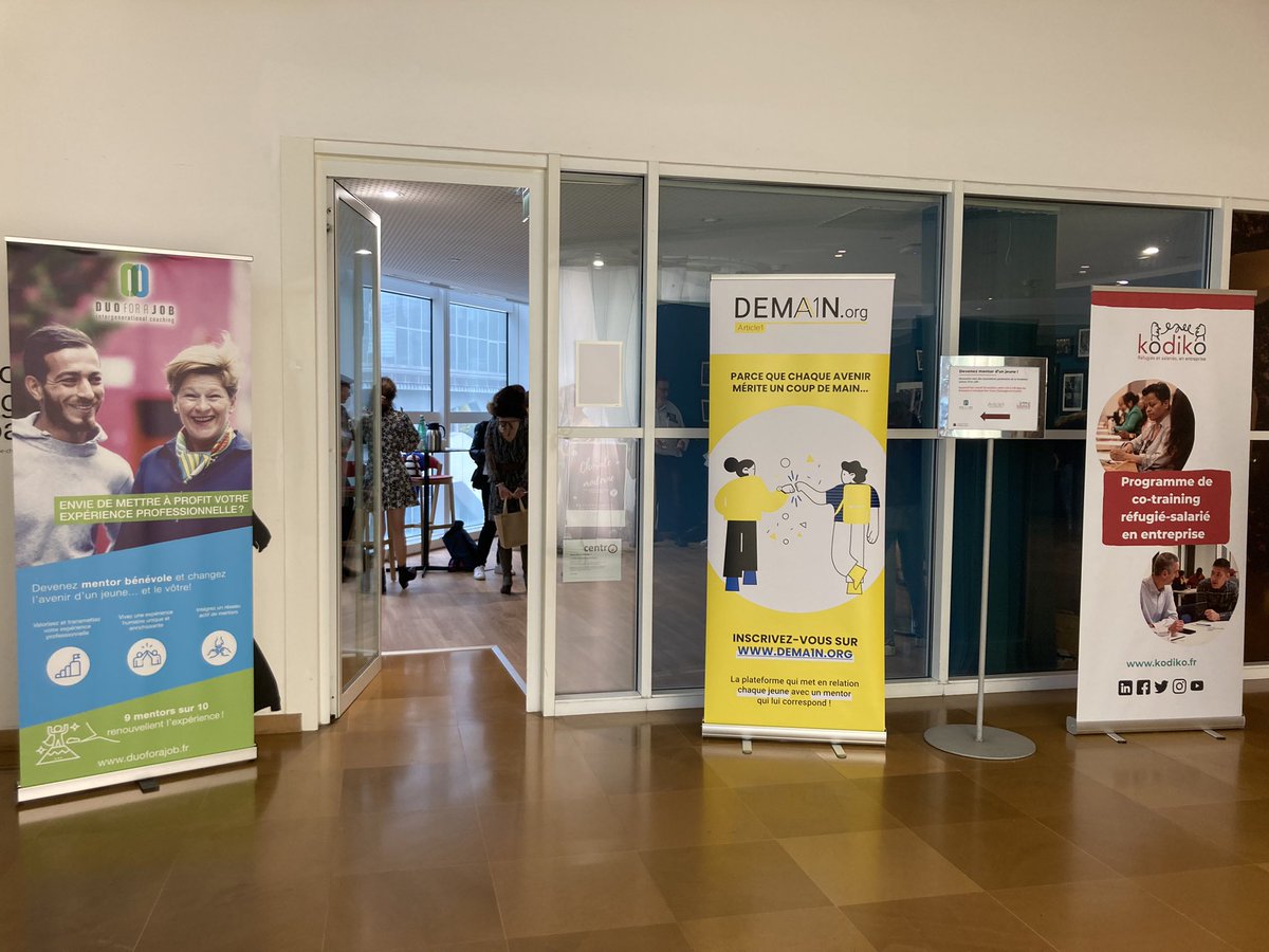 Merci à nos partenaires 🙏<a href="/AssoProxite/">Association Proxité</a> @article_un <a href="/KodikoFr/">Kodiko</a> <a href="/zup_co/">Zup de Co</a> <a href="/CapitalFilles/">Capital Filles</a> @DUOforaJOB_FR d’avoir bravé la grève pour engager les collaborateurs de <a href="/SocieteGenerale/">Societe Generale Group</a> dans leurs missions de mentorat 🙋‍♂️🙋🏼‍♀️