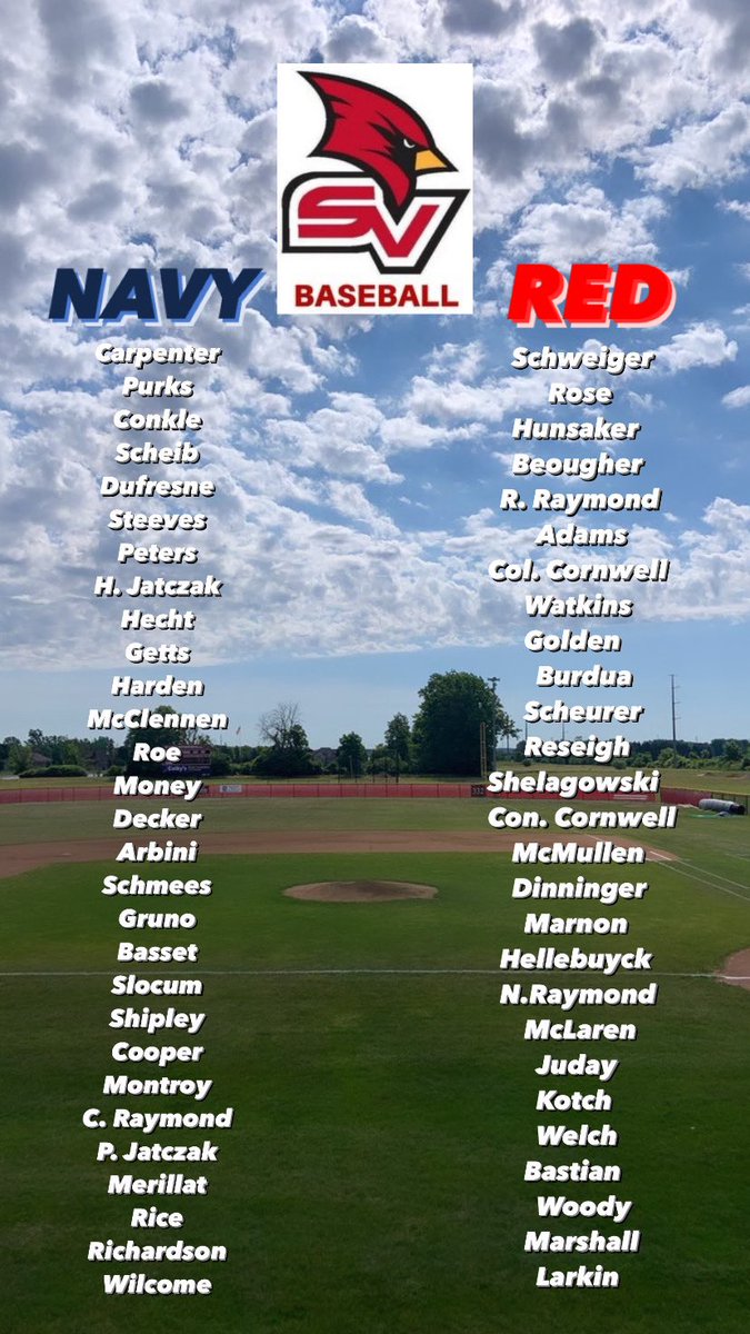 Fall World Series begins Friday at 2:30 PM. Best of 5 series, ending October 28th. 
#Navy vs. #Red. Who ya got winning the 🏆?
