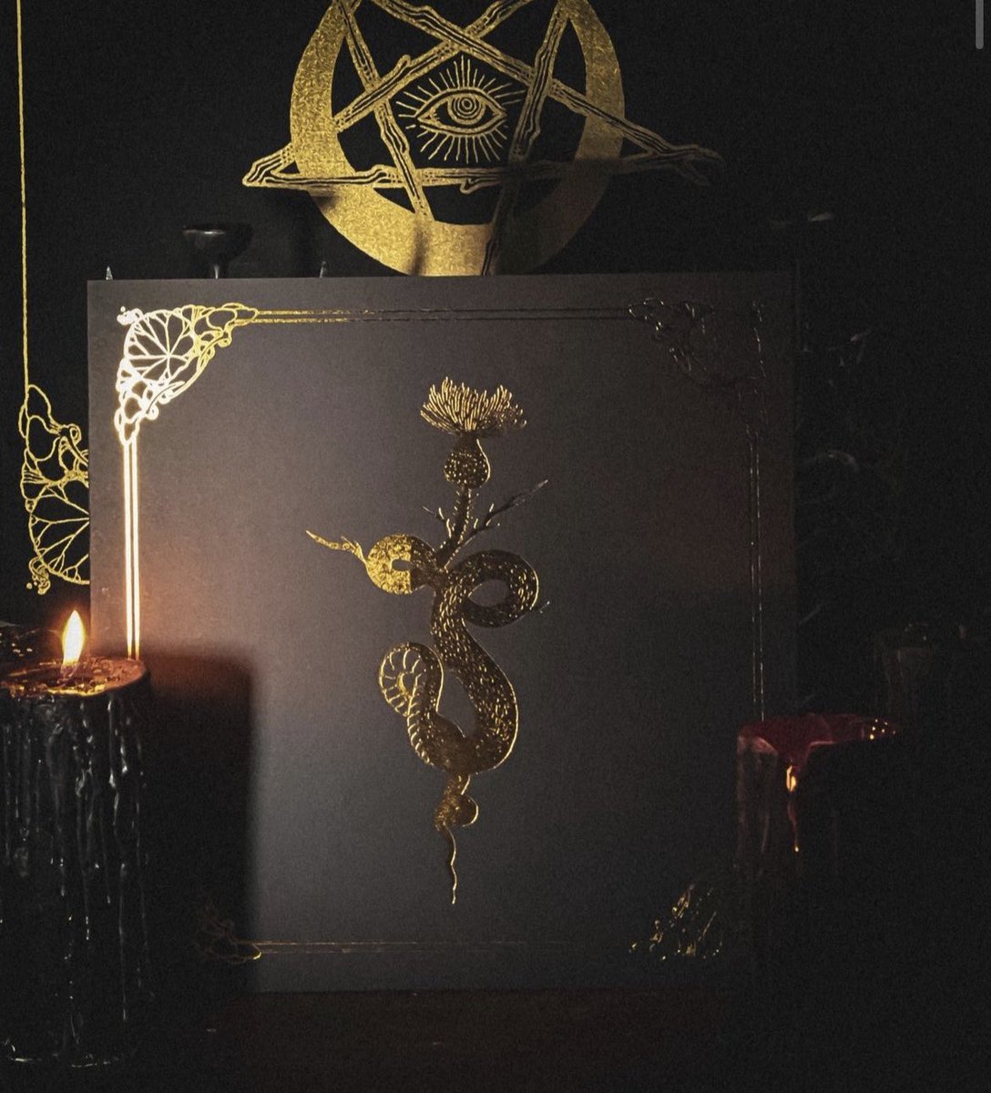 MissShivaHoney's tweet photo. So excited to announce my newest project - an album of Satanic ritual music to accompany The Devil’s Tome!   
The vinyl is totally opulent + limited to 666 copies and will feature @LucienGreaves. Early backers get a discount + chance to be on the album ✨
https://t.co/a668LrIKG7 https://t.co/HN4IuVxMES