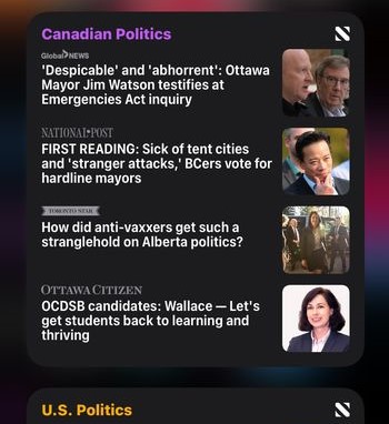 JLWallace613's tweet photo. My good friend just sent this to me. My OpEd in the @OttawaCitizen was highlighted today on @AppleNews  You can read more here: https://t.co/lmBi405sE7 https://t.co/jqJeHFYEeh
