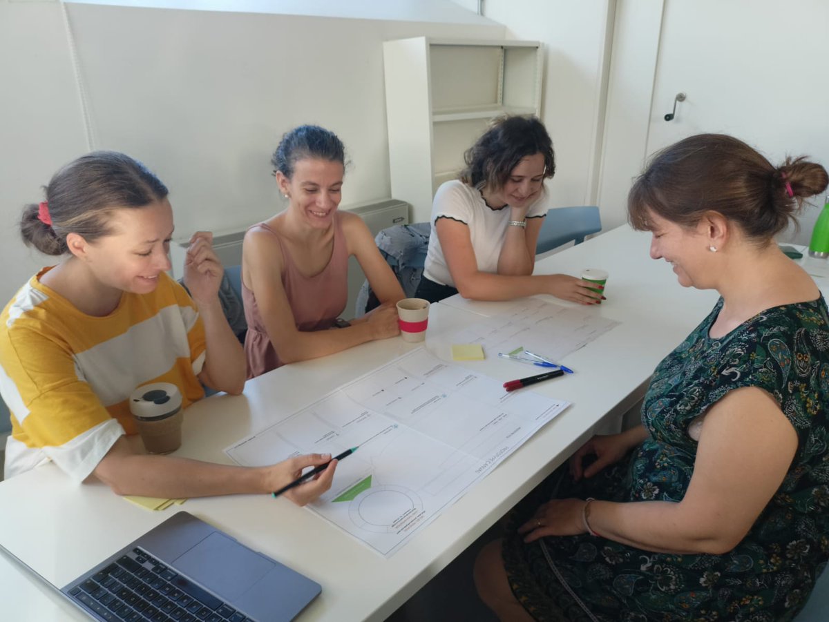 NaturKlima's tweet photo. 🌿El 1er grupo de mujeres emprendedoras internacionales #TheBreak han presentado los trabajos que durante las últimas semanas han llevado a cabo alrededor del reto que les planteamos, relativo al fondo de carbono voluntario y la descarbonización de la economía de Gipuzkoa.
#FCO2 https://t.co/YQwOOk2iGq