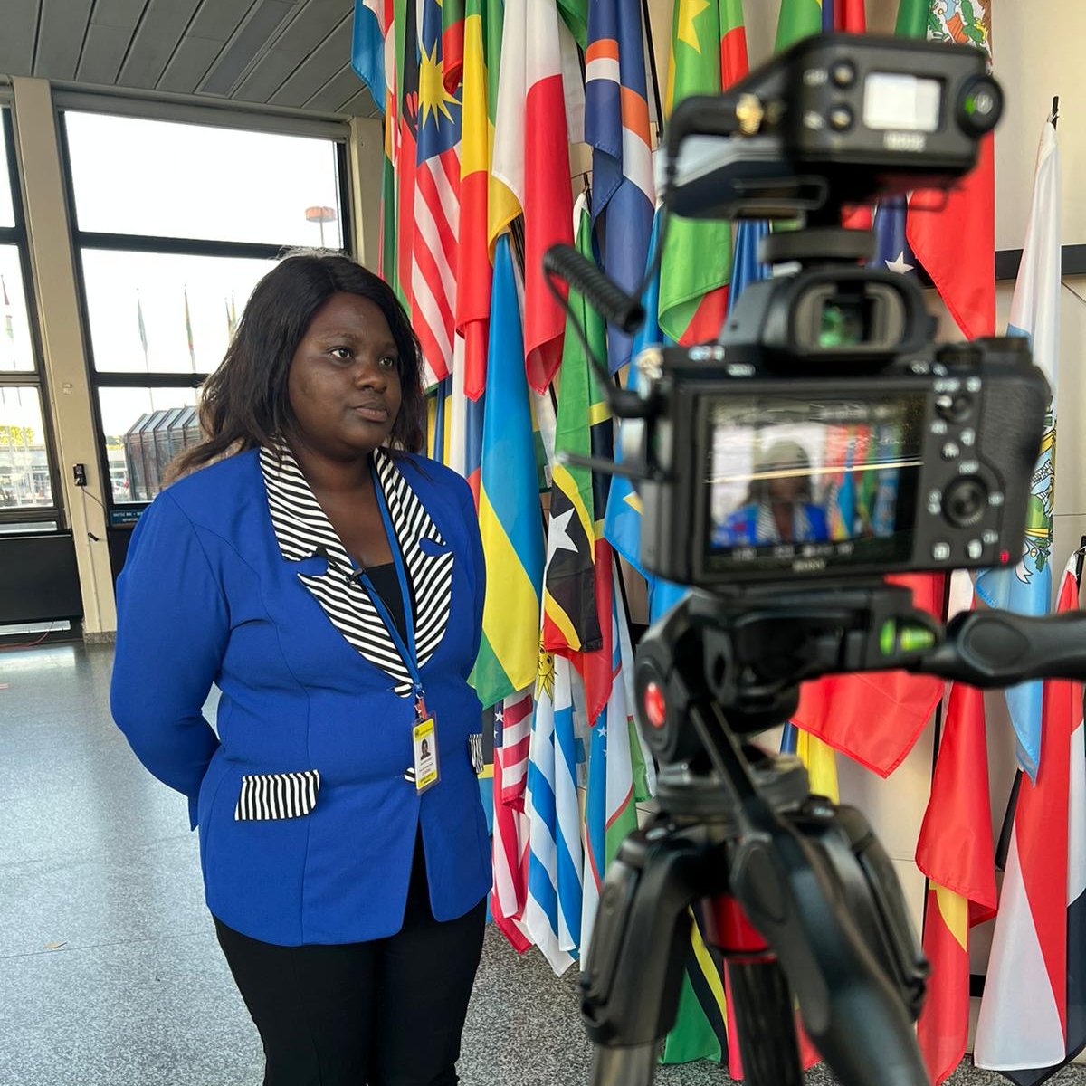 GI_TOC's tweet photo. 🇺🇳 With some of our #GIResilience Fellows and Grantees in Vienna for #COP11, we've been talking to...

🇱🇷 Vandalark Patricks, 2021 Fellow
🇨🇩 Alain Mugisho, 2022 Fellow
🇨🇲 Ewoule Lobe Estelle Marie Chancelle, 2022 Fellow
🇲🇼 Ponelo Kalonga, 2021 Fellow
(clockwise from top left) https://t.co/C0PSUGCdBN