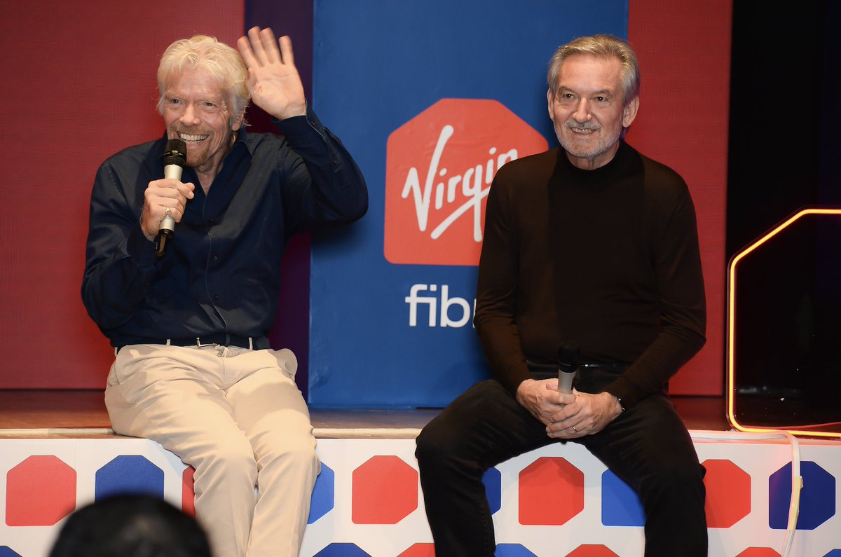 Thrilled to be with the team in Italy to celebrate the launch of our newest member of the #VirginFamily, @VirginFibra: virg.in/JkWb