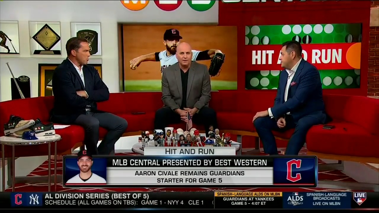 MLB Network on Twitter: "A big day of ⚾️ awaits! #MLBCentral talks Aaron  Civale expectations for Game 5, Yankees shortstop situation and Zack  Wheeler's season success vs Padres ⬇️ @markdero7 | @RoFlo