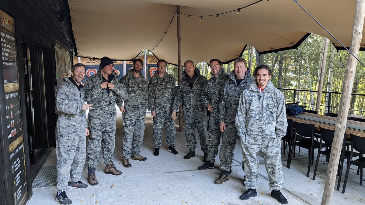 PerfectWebTeam's tweet image. We hadden nog wat teamuitjes in te halen! Dus vorige week: #ardennen #paintball #karten #escaperoom #koken #bbq #poolen #hottub en laatste puntjes lancering website, kortom #fun &amp;amp; #teamwork!