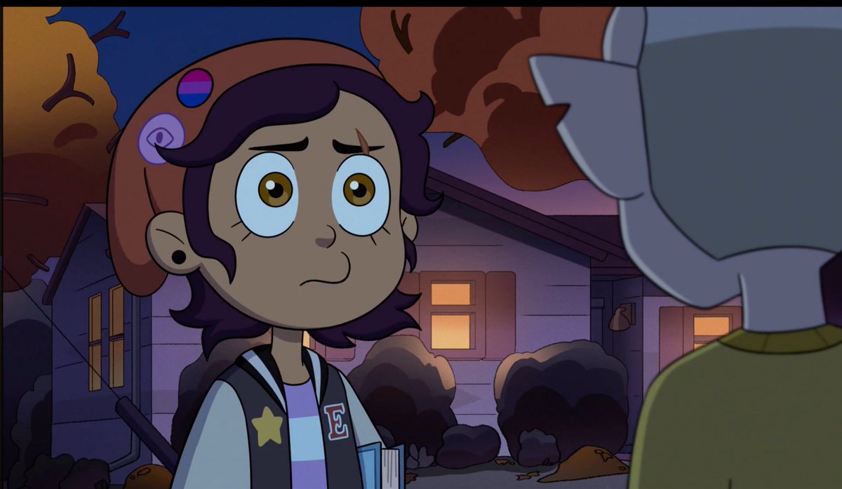 i love luz’s new design with the bisexual pin