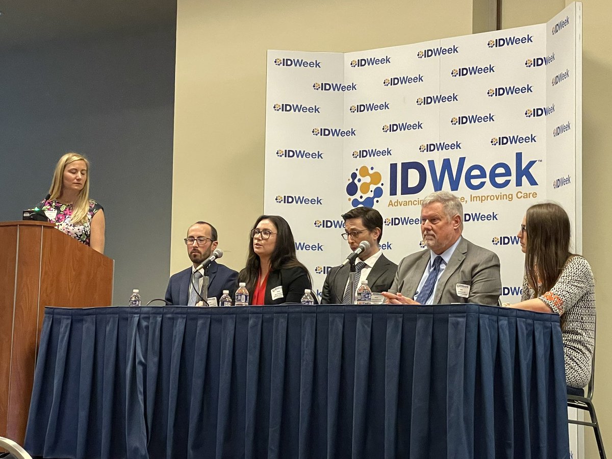 Payal K. Patel (@payal_patel) on Twitter photo A superb panel discussing stewardship in under explored settings with @intermountain tele-asp star <a href="/stephshealymay/">Stephanie Shealy May</a> critical access perspective from Marc Meyers, academic tele stewie from Alex Trzebucki Peds from <a href="/amandahurstMN/">Amanda Hurst</a> and a community perspective <a href="/NPT_PharmD/">Nicholas Torney</a>
#idweek2022 A superb panel discussing stewardship in under explored settings with @intermountain tele-asp star <a href="/stephshealymay/">Stephanie Shealy May</a> critical access perspective from Marc Meyers, academic tele stewie from Alex Trzebucki Peds from <a href="/amandahurstMN/">Amanda Hurst</a> and a community perspective <a href="/NPT_PharmD/">Nicholas Torney</a>
#idweek2022
