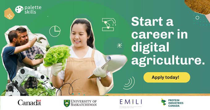 jamesvgingerich's tweet photo. #Automation is quickly becoming one of the most important areas of agriculture. Do you have the skills you need to succeed in the exciting new field of #AgTech?  Learn how here: https://t.co/TJGDFJgXVy @palletteskills @EMILI_Canada https://t.co/EV935QwlFm