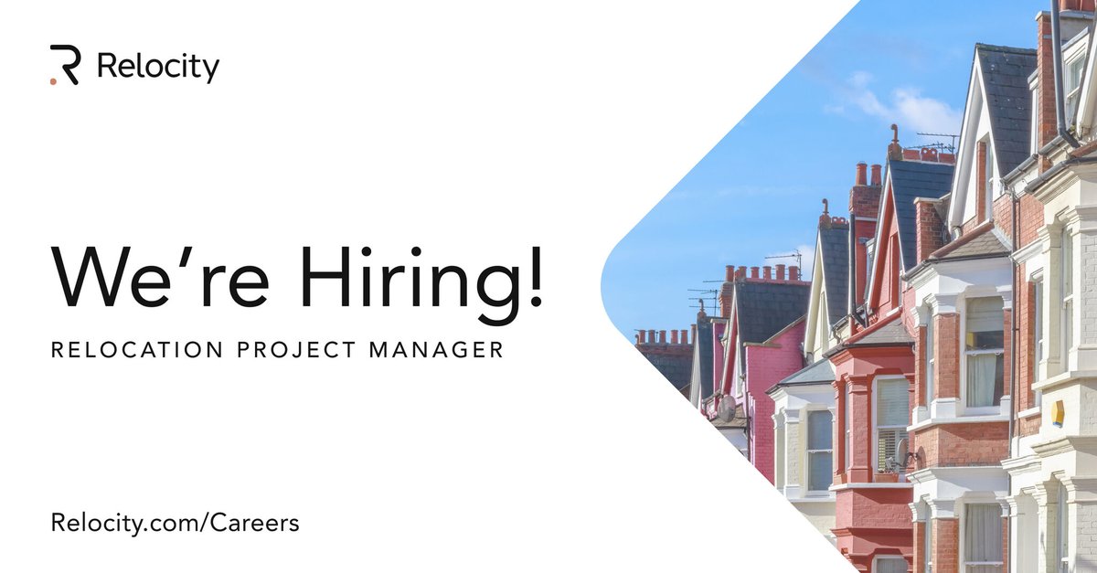 RelocityInc's tweet image. Join the rapidly growing #Relocity team! We're hiring Relocation Project Managers (full-time and part-time) to help us deliver the best experience for talent on the move. View career opportunities here: bit.ly/3l6FSMC
#JoinTheGrowth #JoinRelocity #globalmobility