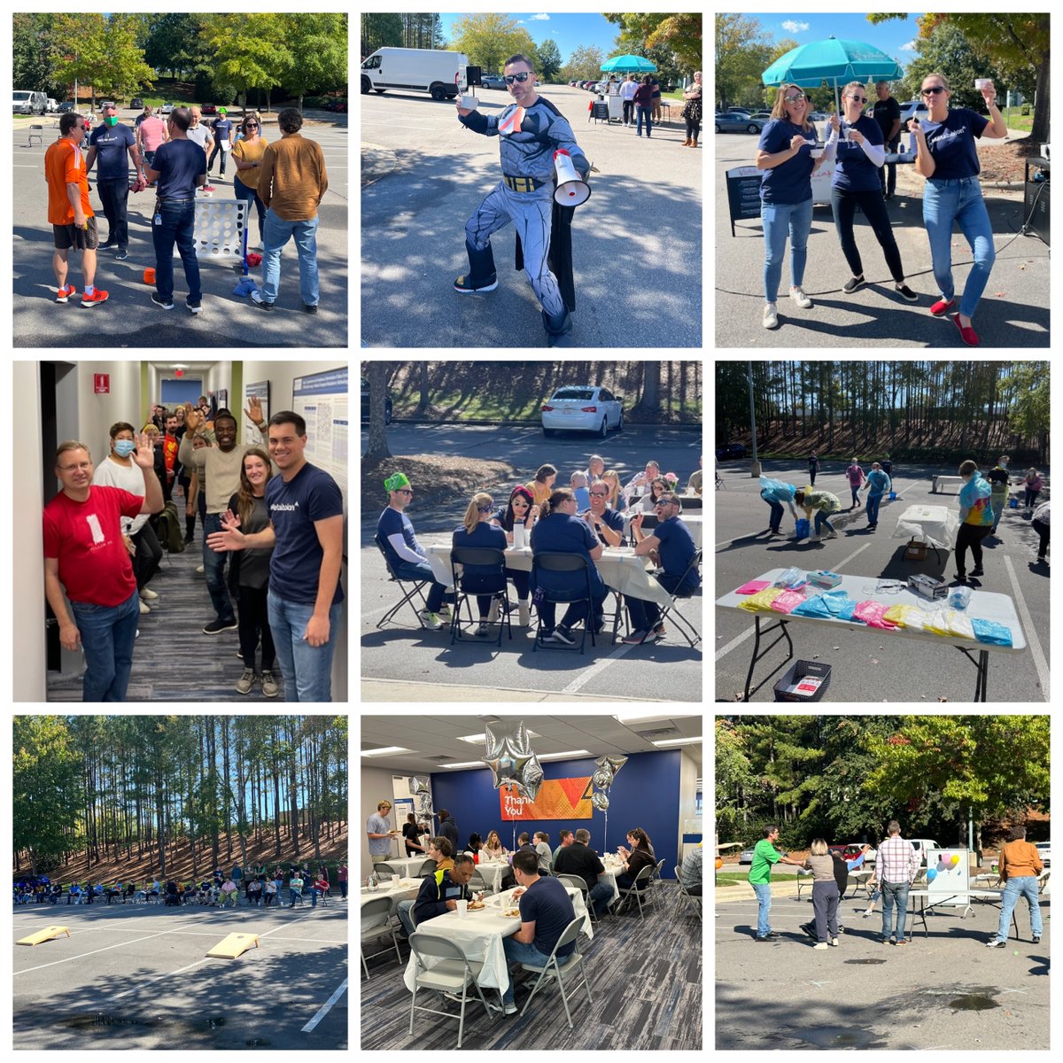 Metabolon's tweet photo. Last week, we celebrated an annual tradition favorite – mGrill – our week-long, company-wide competition where employees compete alongside their fellow teammates in virtual and in-person events leading up to the finale at our HQ office! #MetabolonLife #WorkatMetabolon #teamspirit https://t.co/LBtu8SEy3c