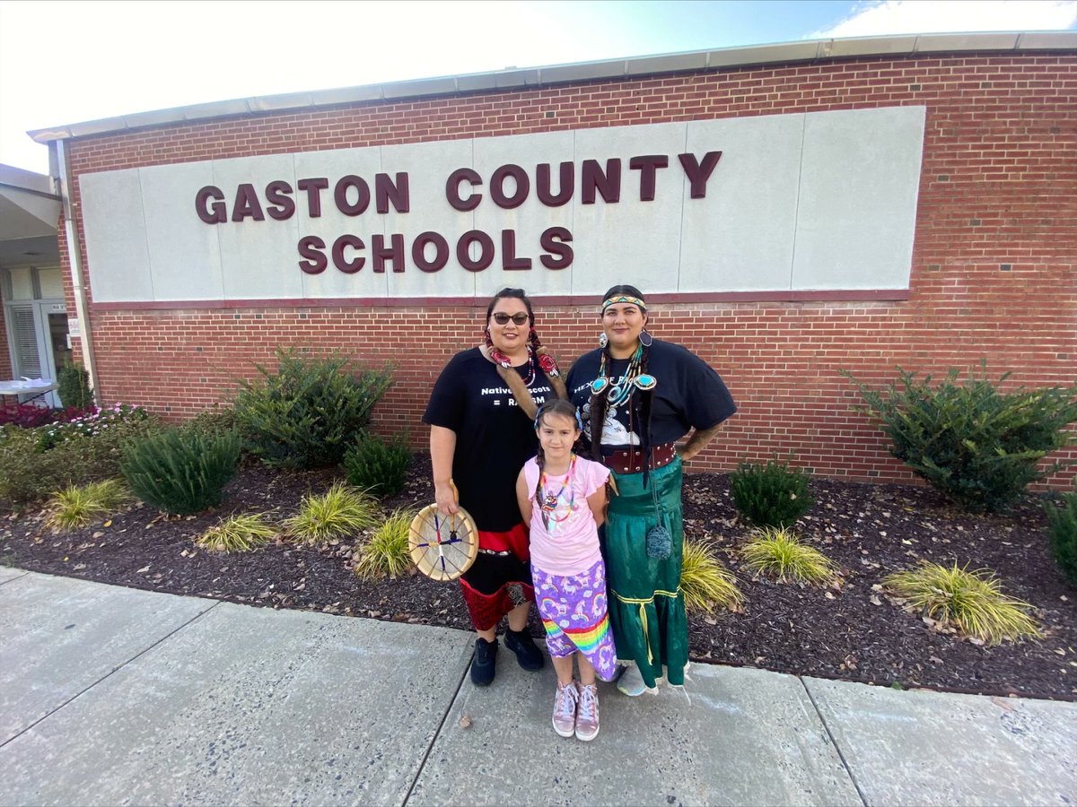 RetireRedRaider's tweet photo. Gaither, a Native American mother of three, currently has a child that attends Belmont Middle School. She said she is concerned about sending her child to South Point High School because of the negativity associated with the mascot.

https://t.co/yUXY4Yilrk https://t.co/YO7rRdMyHH