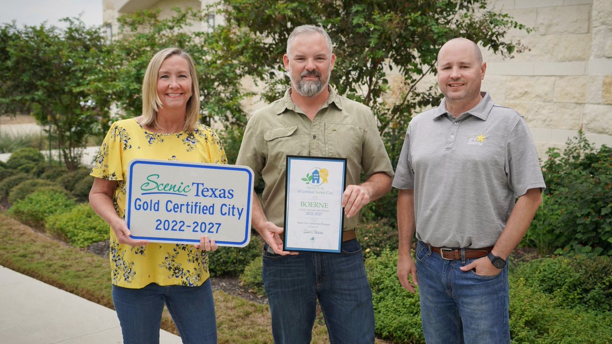 Boerne_TX's tweet photo. We are now a Certified Scenic City by Scenic Texas, which provides tools and support that encourage exemplary visual standards along roadways and enhanced streetscapes that provide better quality of life for citizens and visitors. 

READ MORE: https://t.co/FbA4WlgNEY https://t.co/KVH6WO41zZ