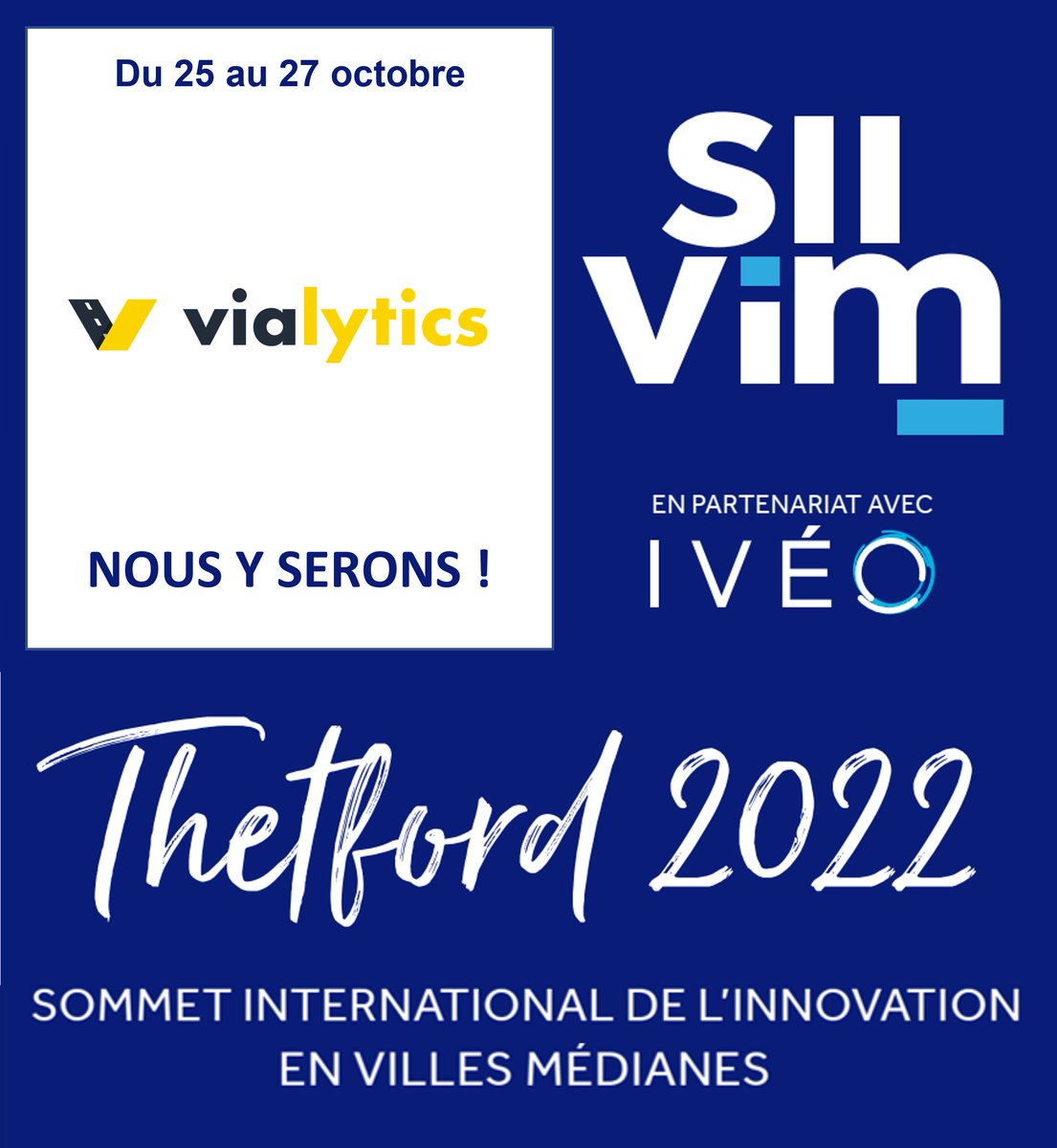 vialytics_fr's tweet photo. [SIIViM 2022]

🚀 RDV québécois du 25 au 27 octobre pour le Sommet International de l'Innovation en Villes Médianes!
🇨🇦 Nous serons dans le Hall des startups à Shawinigan (Québec)
👉 https://t.co/hMDS8wtv2D

A très vite !
#siivim #quebec #IA #voirie #startup #smartcity #IVÉO https://t.co/YDkNqOhN0j