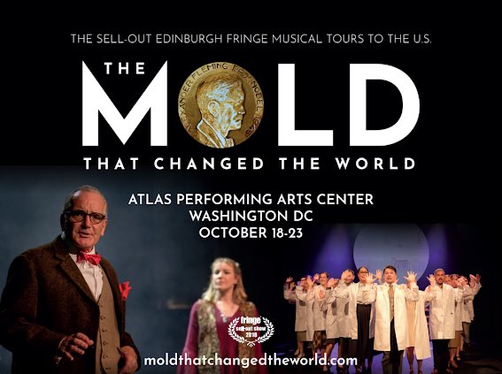 AMR is a silent pandemic that demands creative action. I am so proud that @ThatMould will be premiering at @AtlasPACDC in Washington D.C. tonight. 🎵🎭 Healthcare workers and scientists will sing and share their stories, inspiring audiences to turn the tide on AMR.