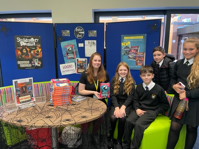 hccs1978's tweet photo. Wow! What an incredible author visit with @foulkeswrites today! We can't thank you enough for visiting HCCS. 

#HCCSLRC #RulesForVampires https://t.co/d52iZiB27c