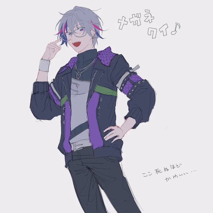 #絵スコート ここあのメガネで脳内再生だったわ 