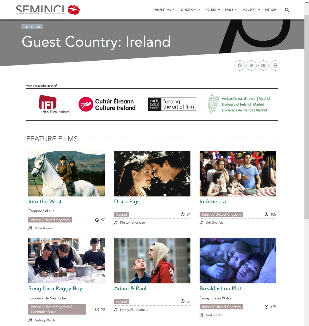 ConorOToole's tweet image. Excited to have @BikeThievesPU representing Ireland 2021 at @SEMINCI, if you're in Spain on the 27th/28th, CMON DOWN #BTPU also thanks, #IFIinternational seminci.es/en/peliculas/b…