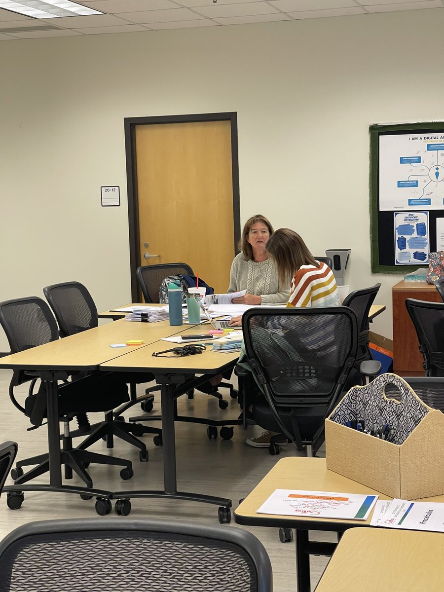 DrHeadMath's tweet image. Surrounded by amazing CCSD math teachers working on aligning  Enrichment courses to the new Math Standards for next year’s implementation. @CherokeeSchools @DrMikeManzella @HolmesMichon @gray_l2 @DrKABryant