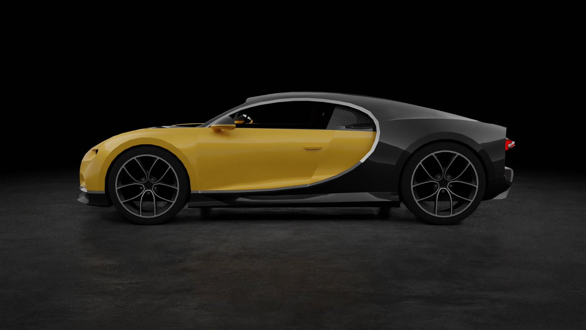 Dev_Blender's tweet image. Bugatti Chiron made by me in Blender
#Blender3d #RobloxDev #Roblox #CarDealershipTycoon